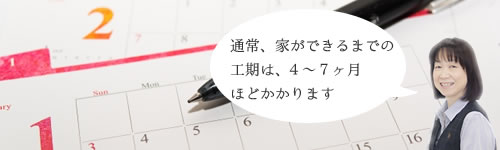 工期の設定